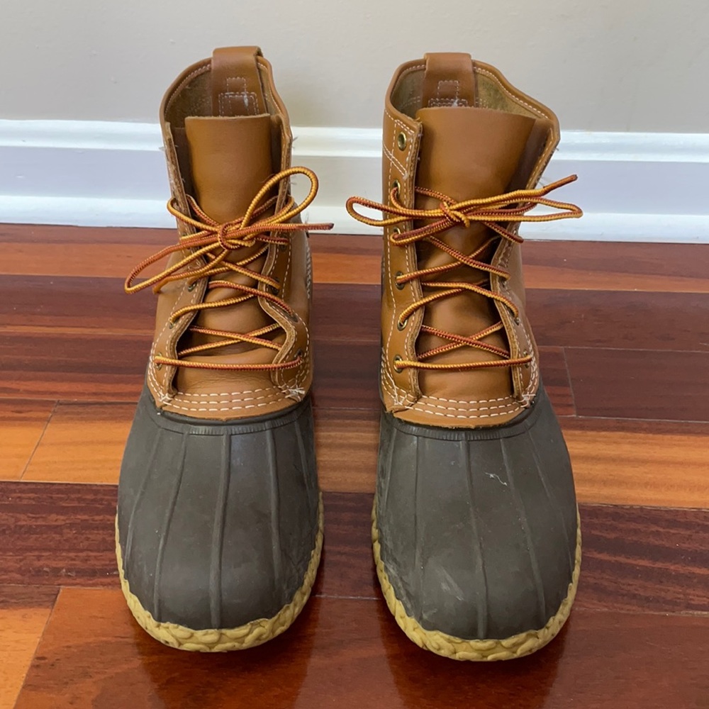 L.L. Bean Brown Two-Tone Duck Boots
